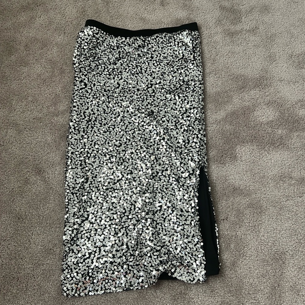 Leith Sequin Pencil Skirt - Size XS